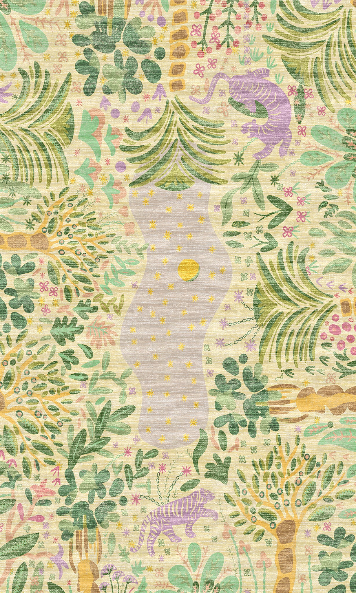Liora Alfombra Inspirada en la Naturaleza Bosque