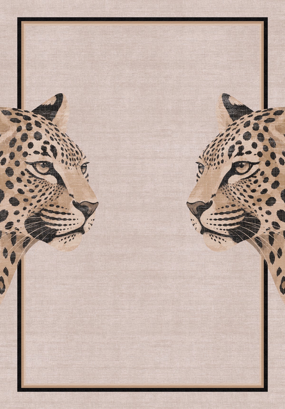 Raina Tapete de retrato de leopardo