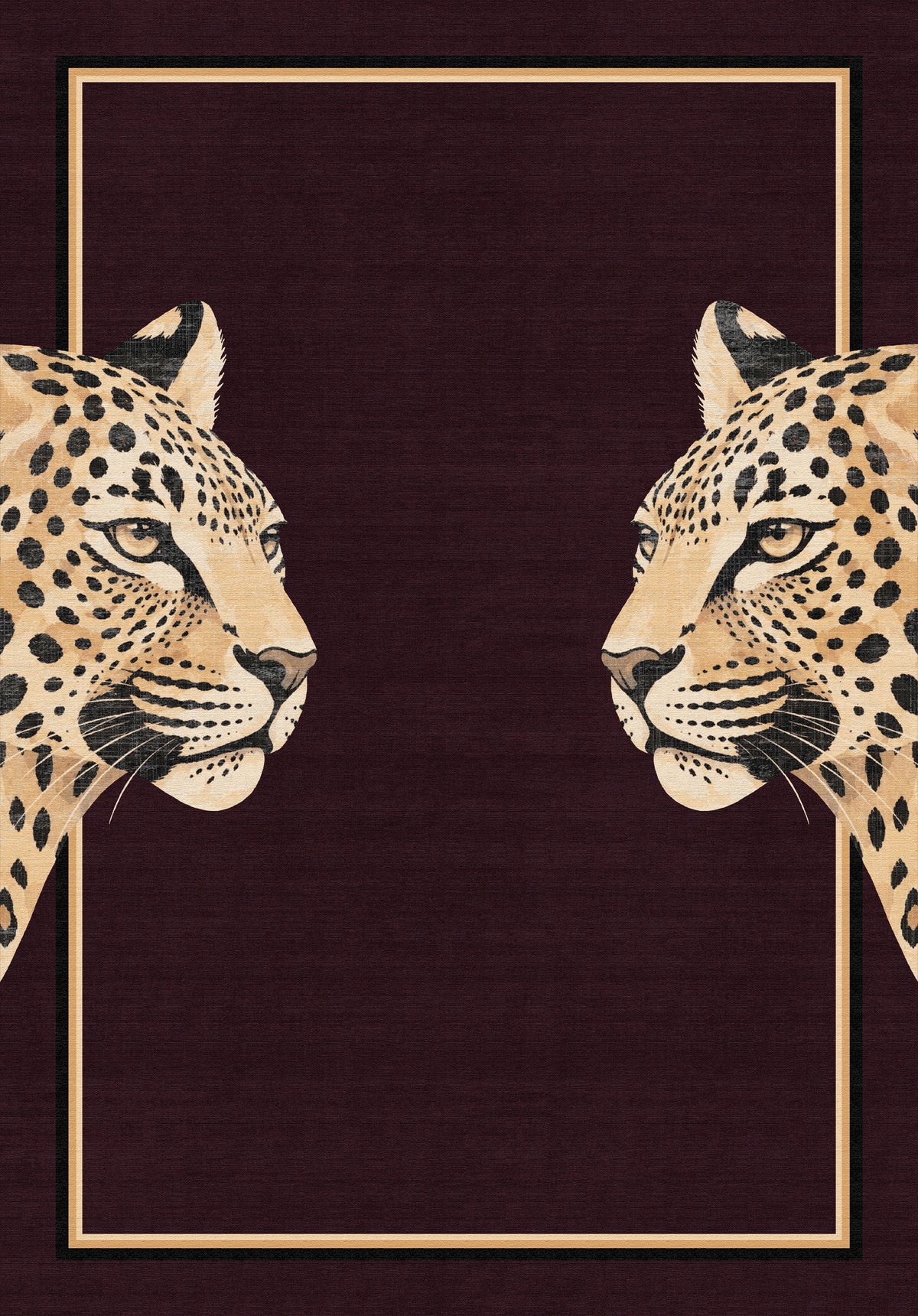 Raina Tapete de retrato de leopardo