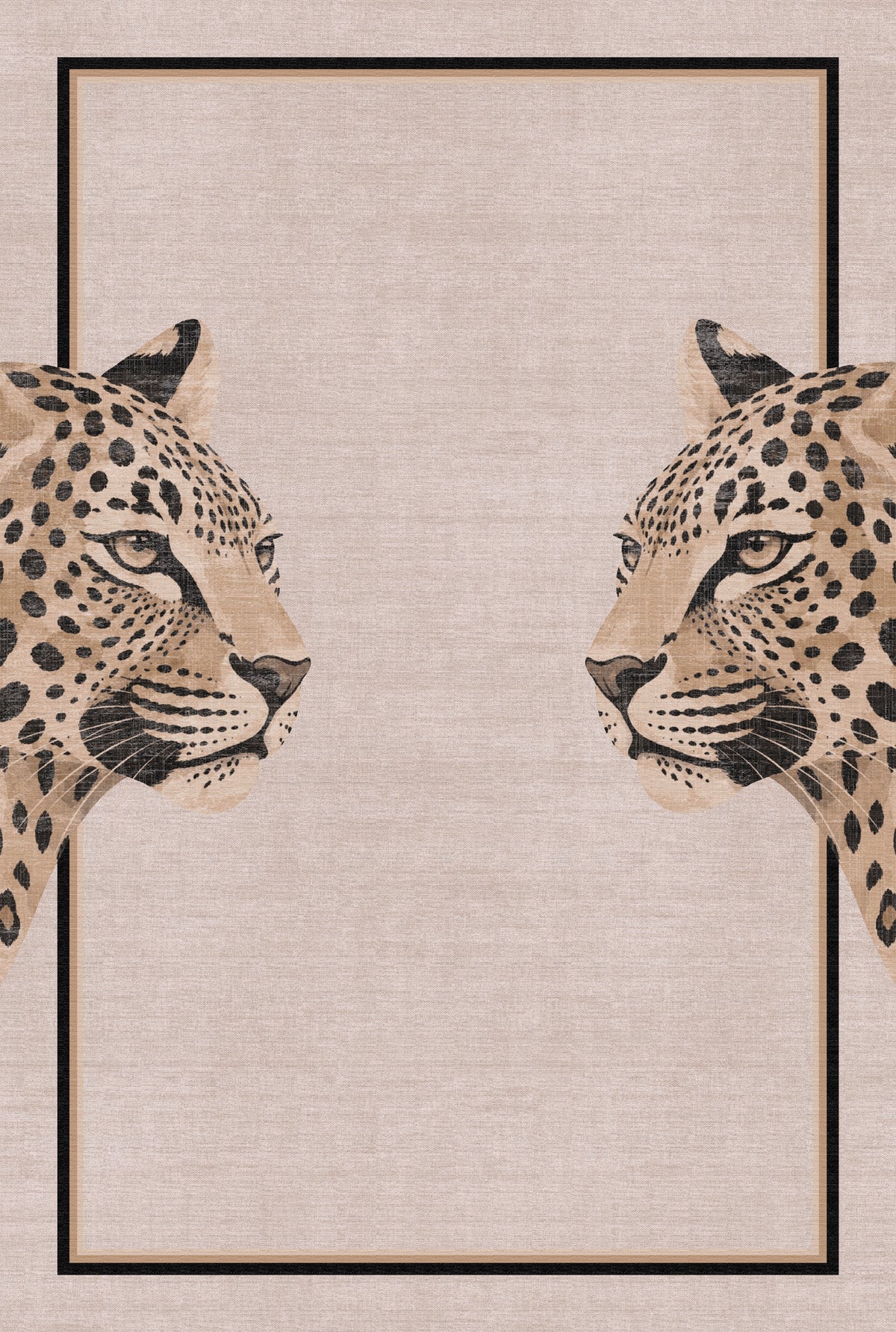Raina Tapete de retrato de leopardo