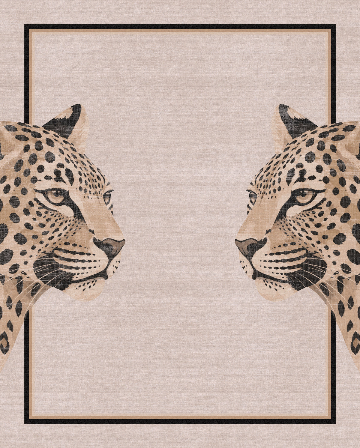 Raina Tapete de retrato de leopardo