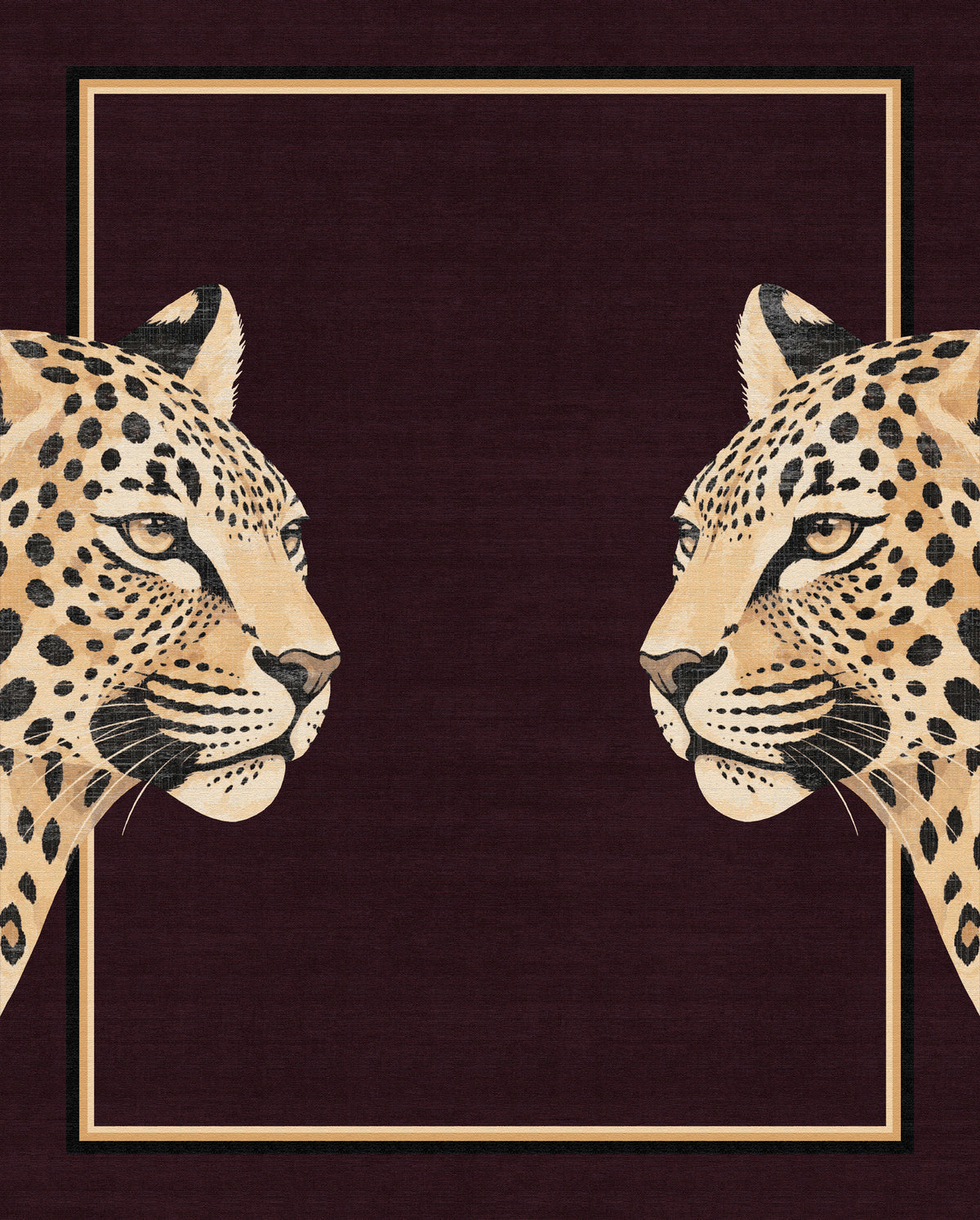 Raina Tapete de retrato de leopardo