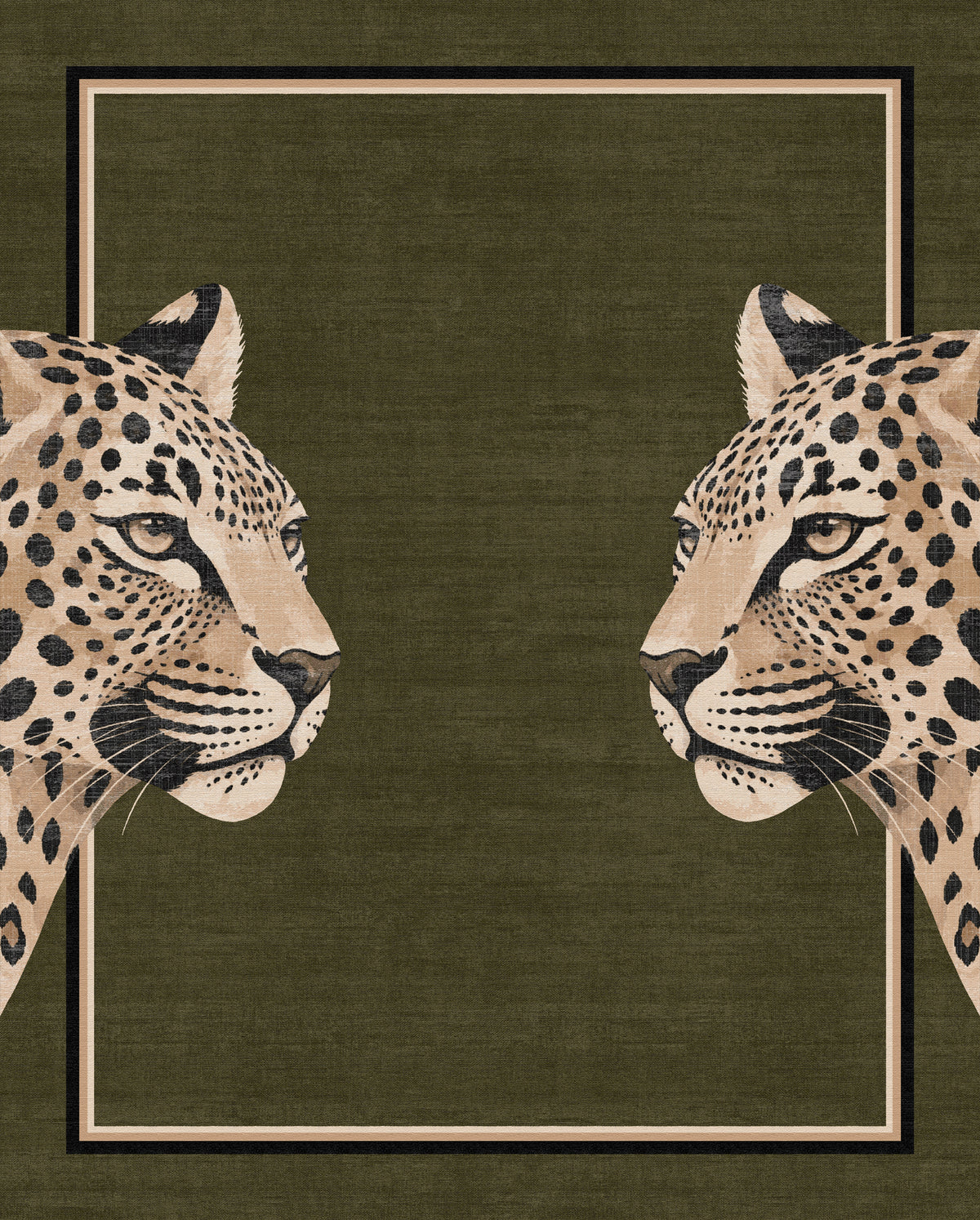 Raina Tapete de retrato de leopardo