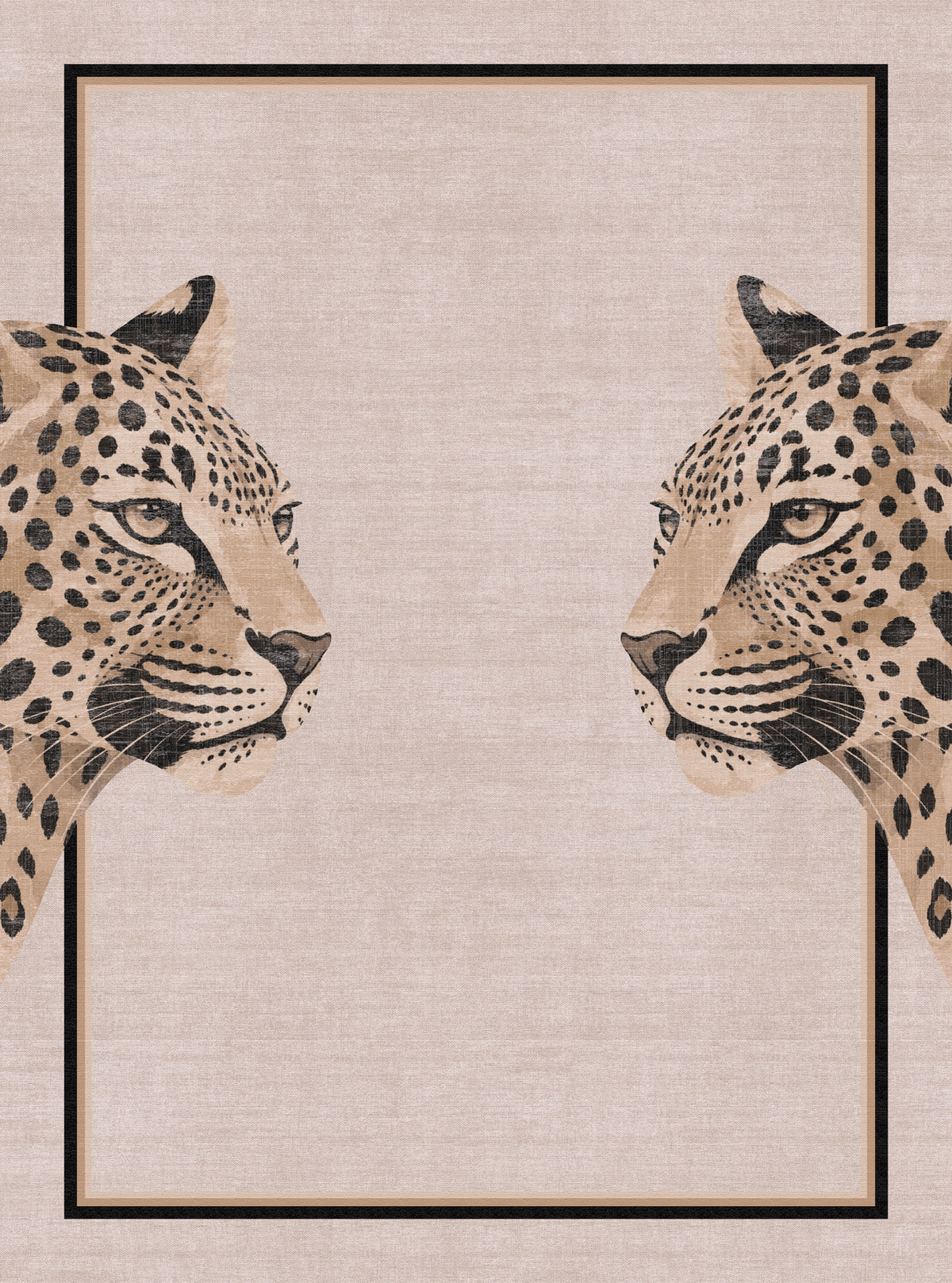 Raina Tapete de retrato de leopardo