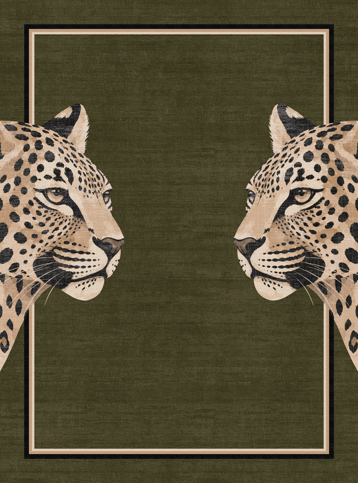 Raina Tapete de retrato de leopardo