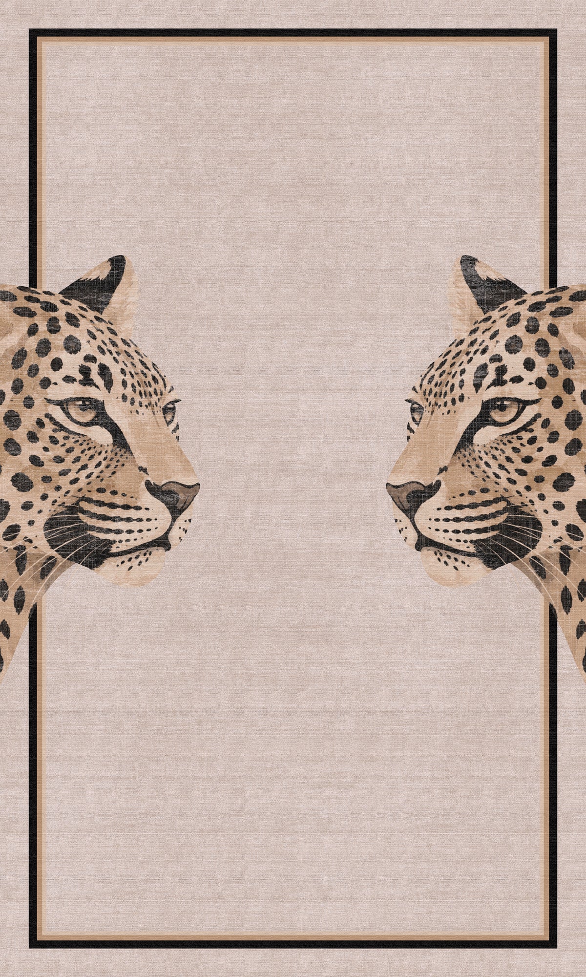 Raina Tapete de retrato de leopardo