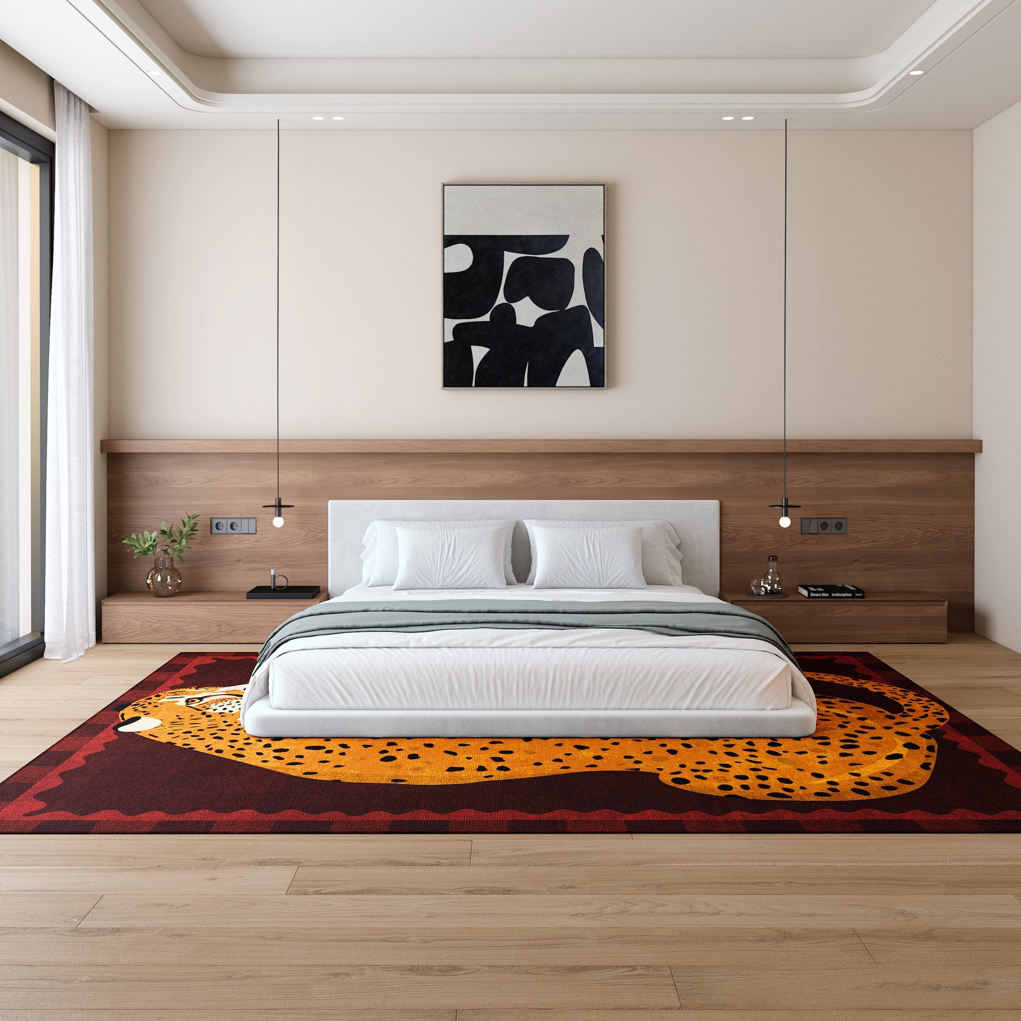 Piper Bold Cheetah Print Rug