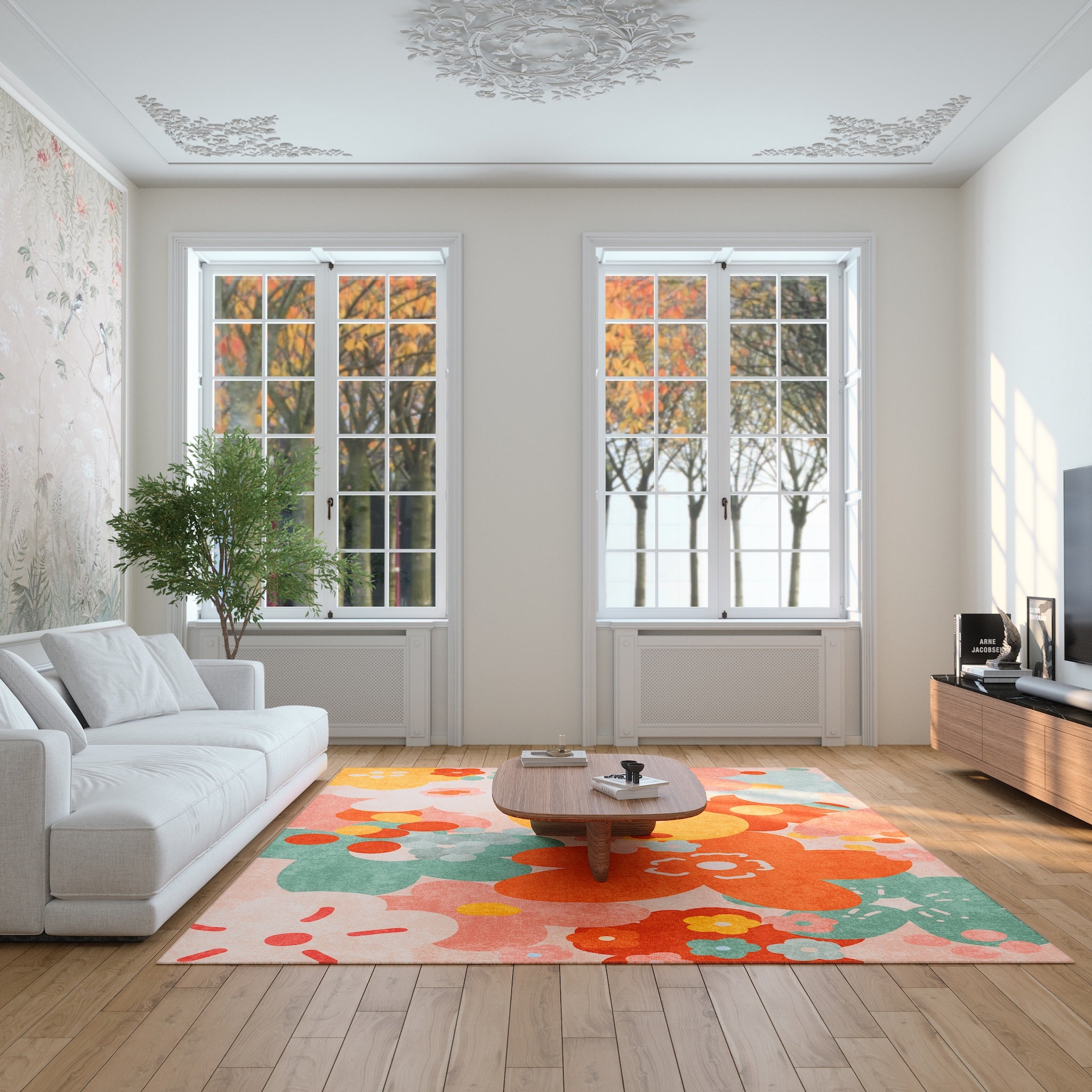 Fabi Vibrant Bloom Rug