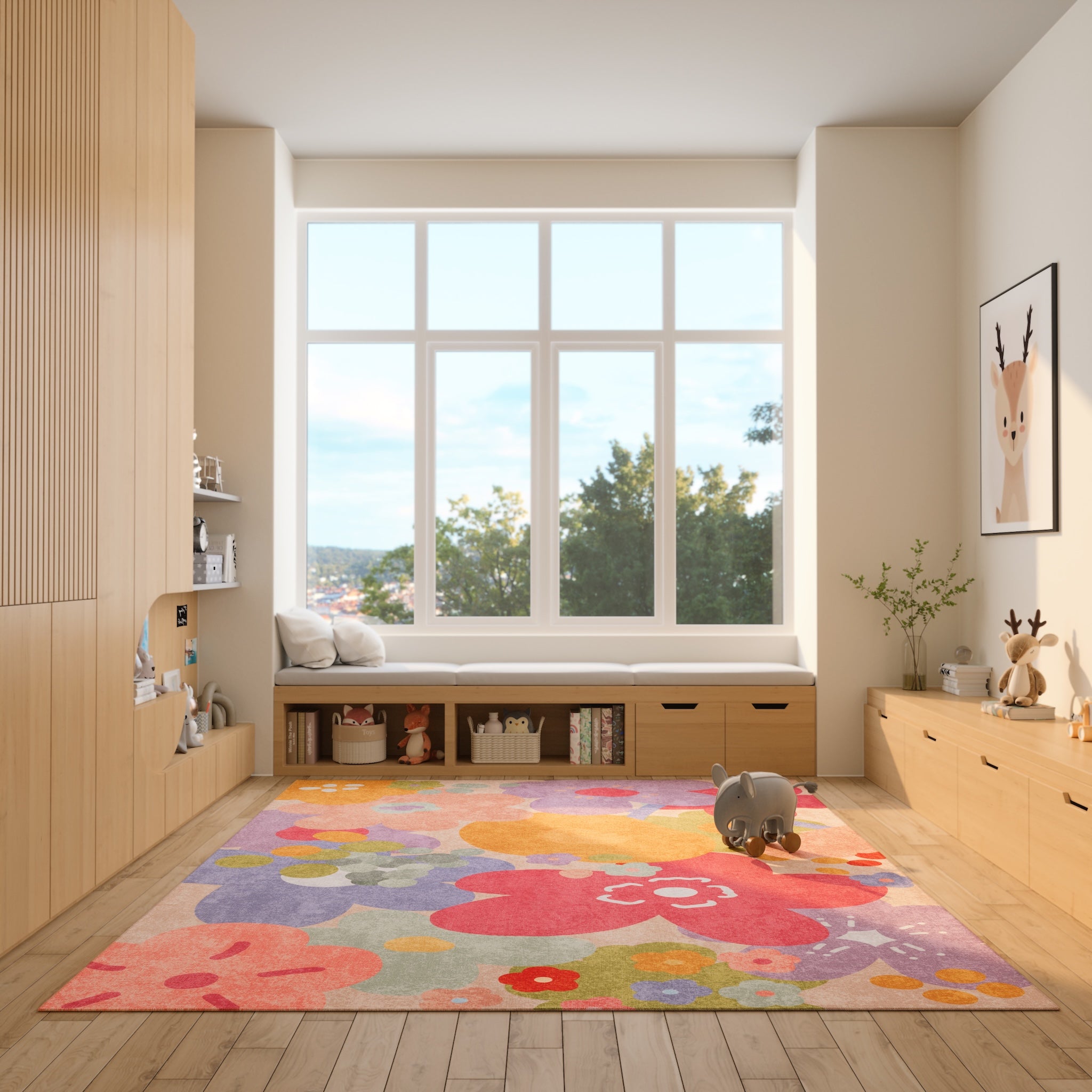 Fabi Vibrant Bloom Rug