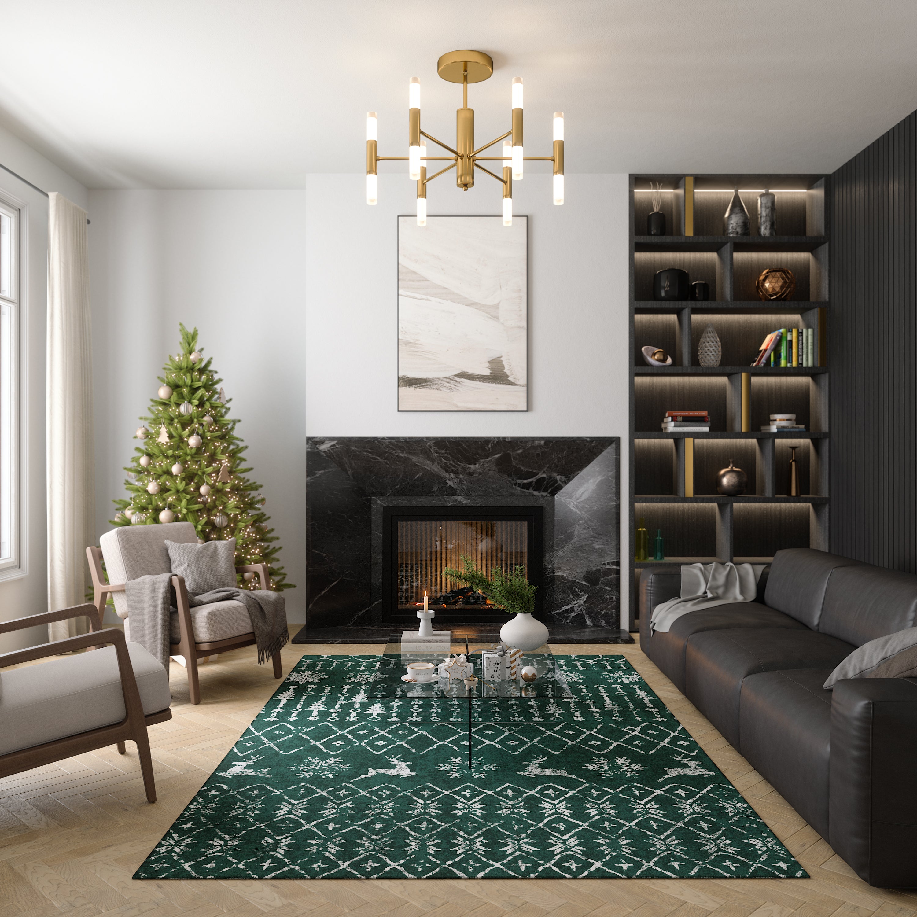 Elsie Килим с коледен модел