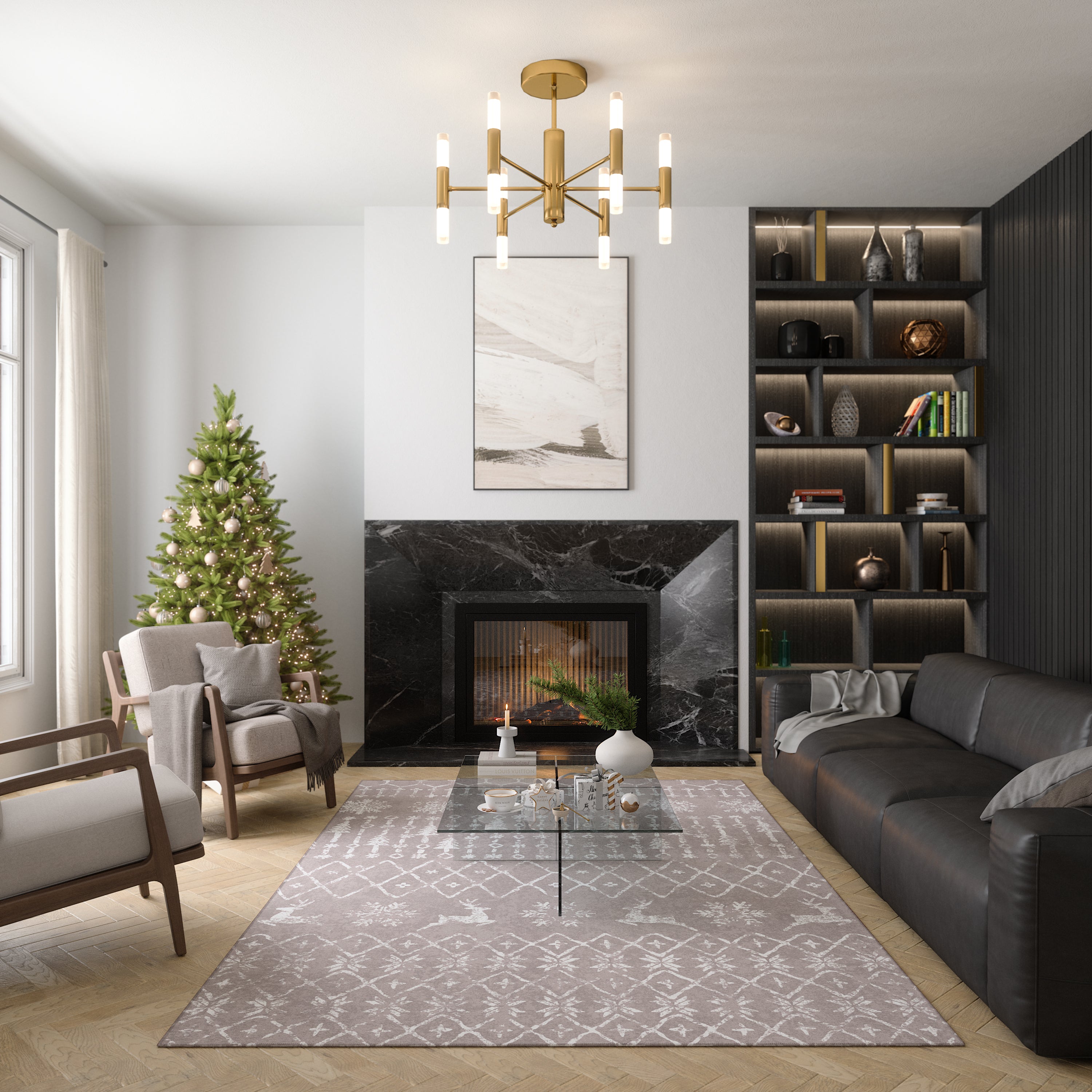 Elsie Килим с коледен модел