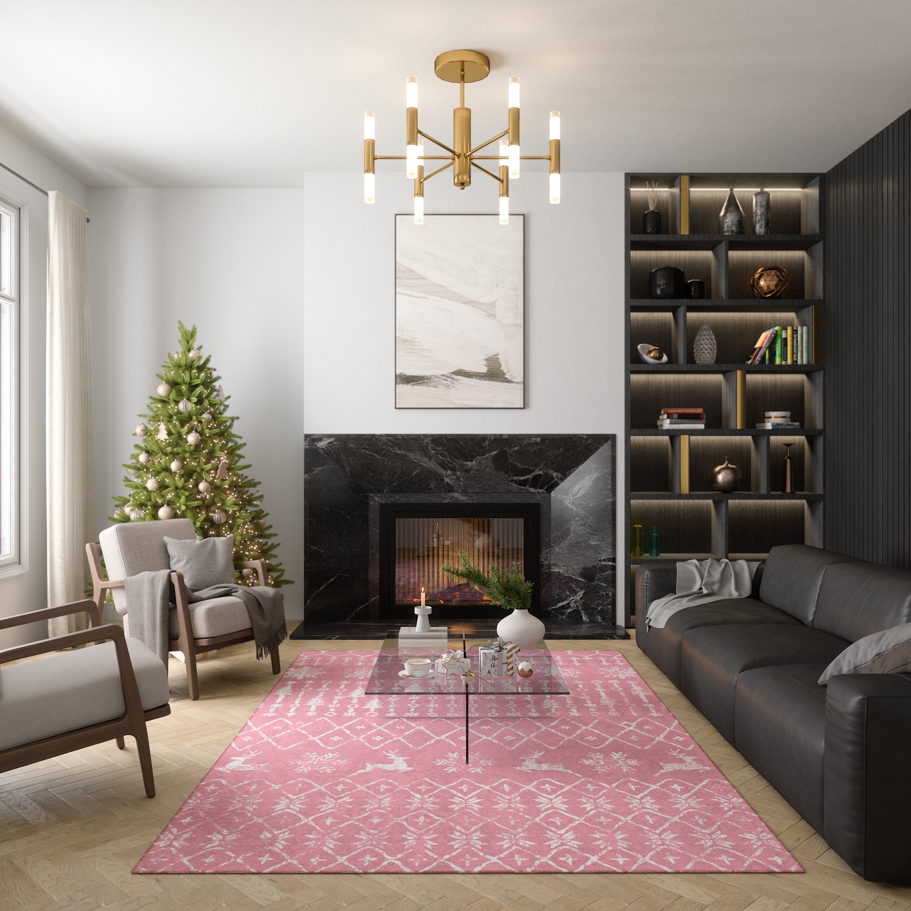 Elsie Килим с коледен модел