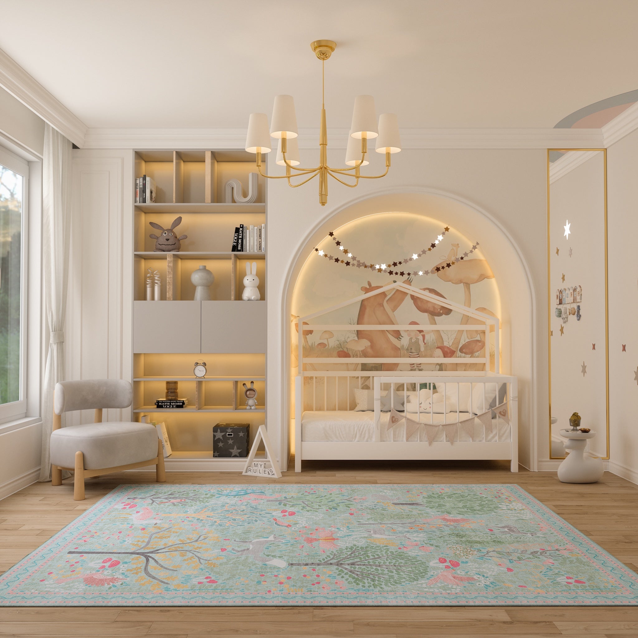 Marlie Whimsical Forest Rug