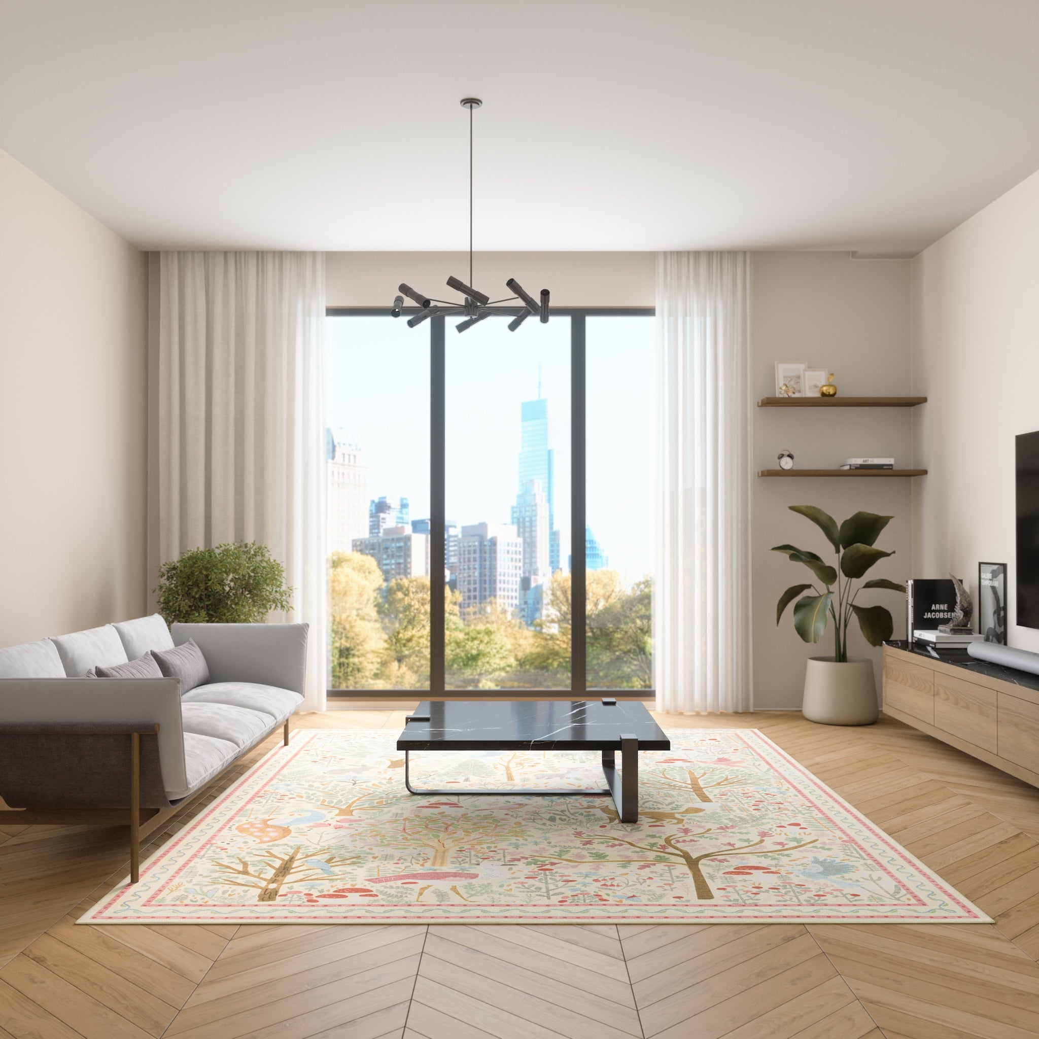 Marlie Whimsical Forest Rug