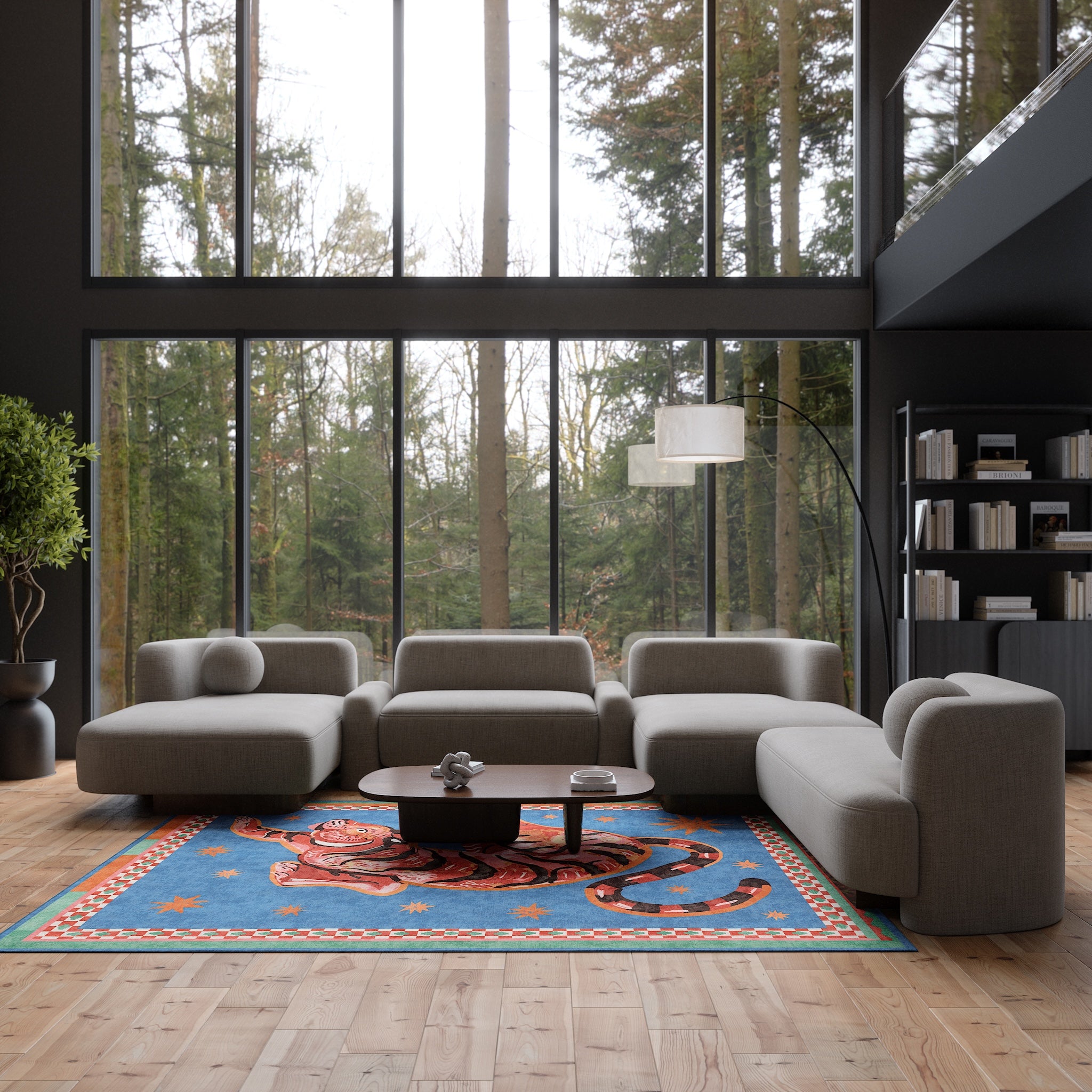 Kairo Mennyei tigris mintás szőnyeg