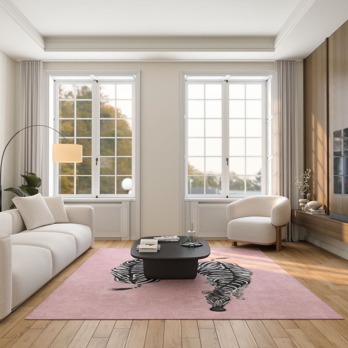 Sierra Dual Zebra Modern Rug