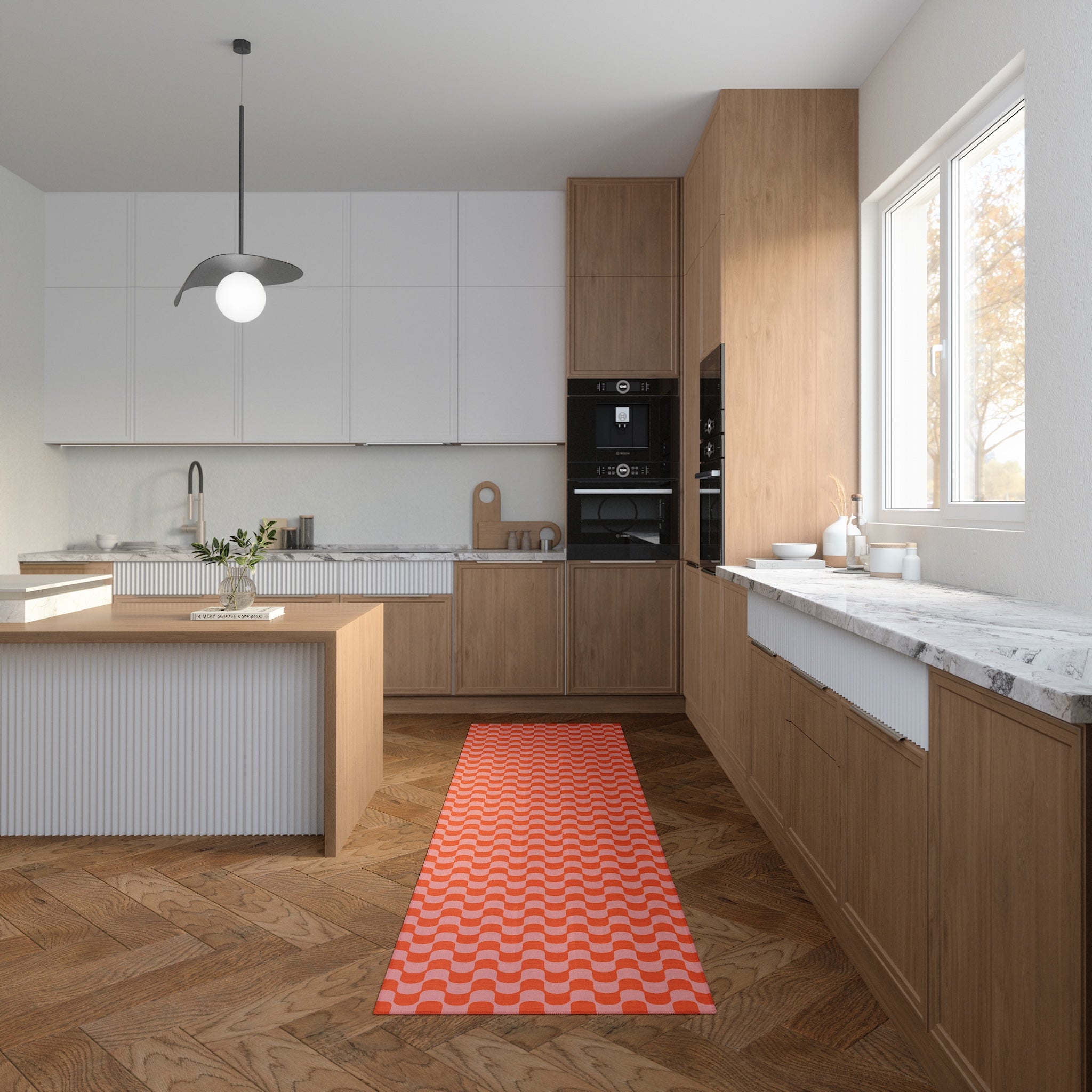 Pixie Geometrischer Wellenteppich