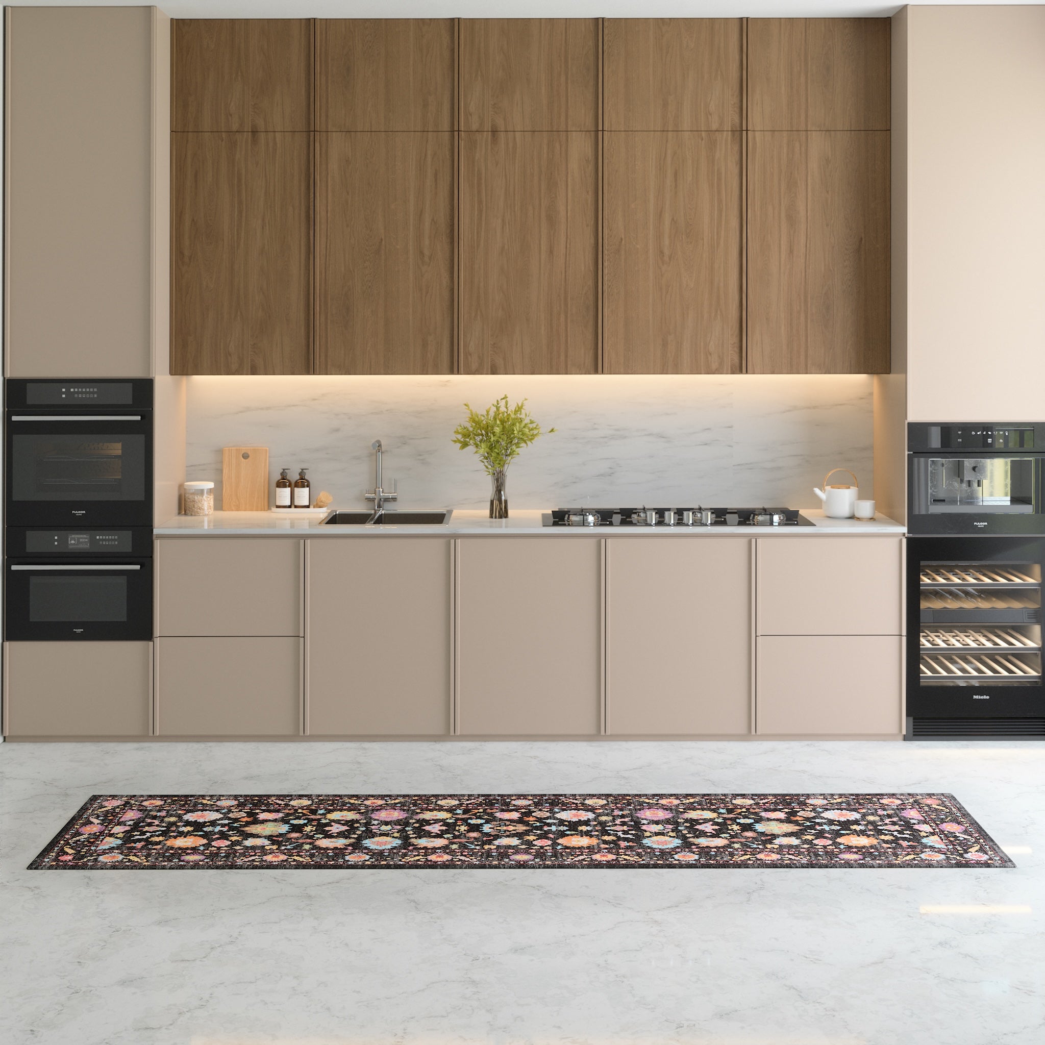 Vivienne Tapis à motifs floraux