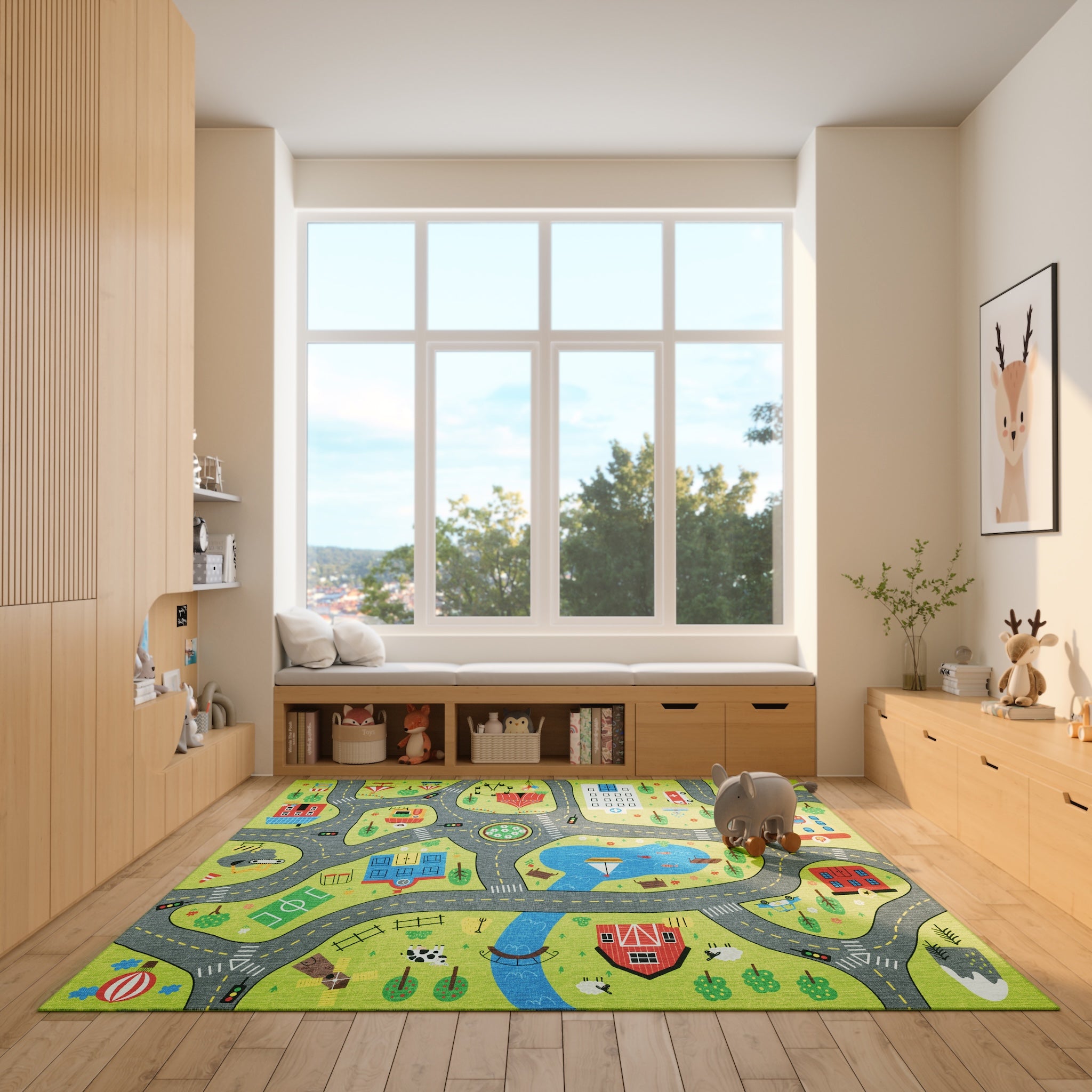 Jaden Kids City Play Rug