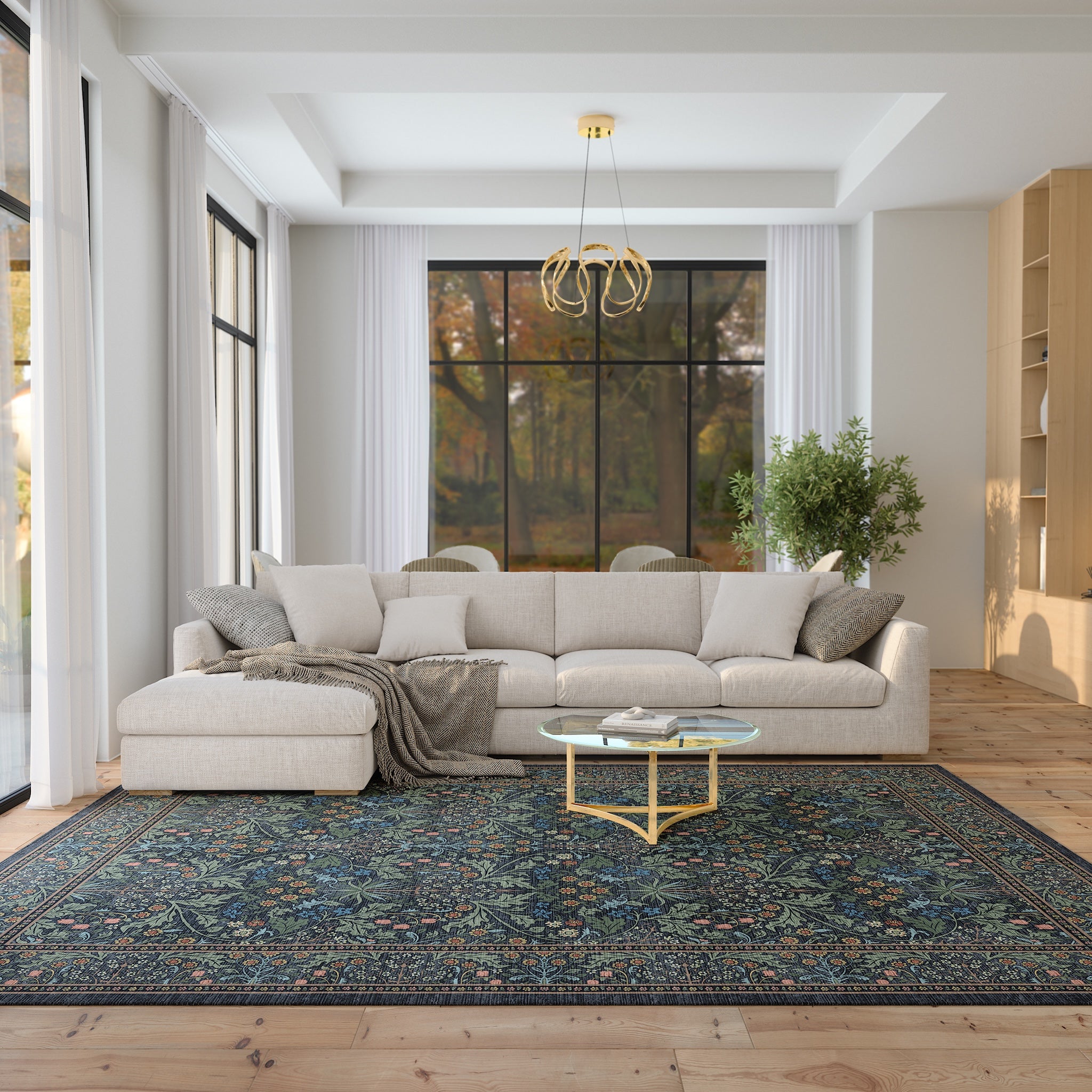 Estelle Floral Ornamental Rug