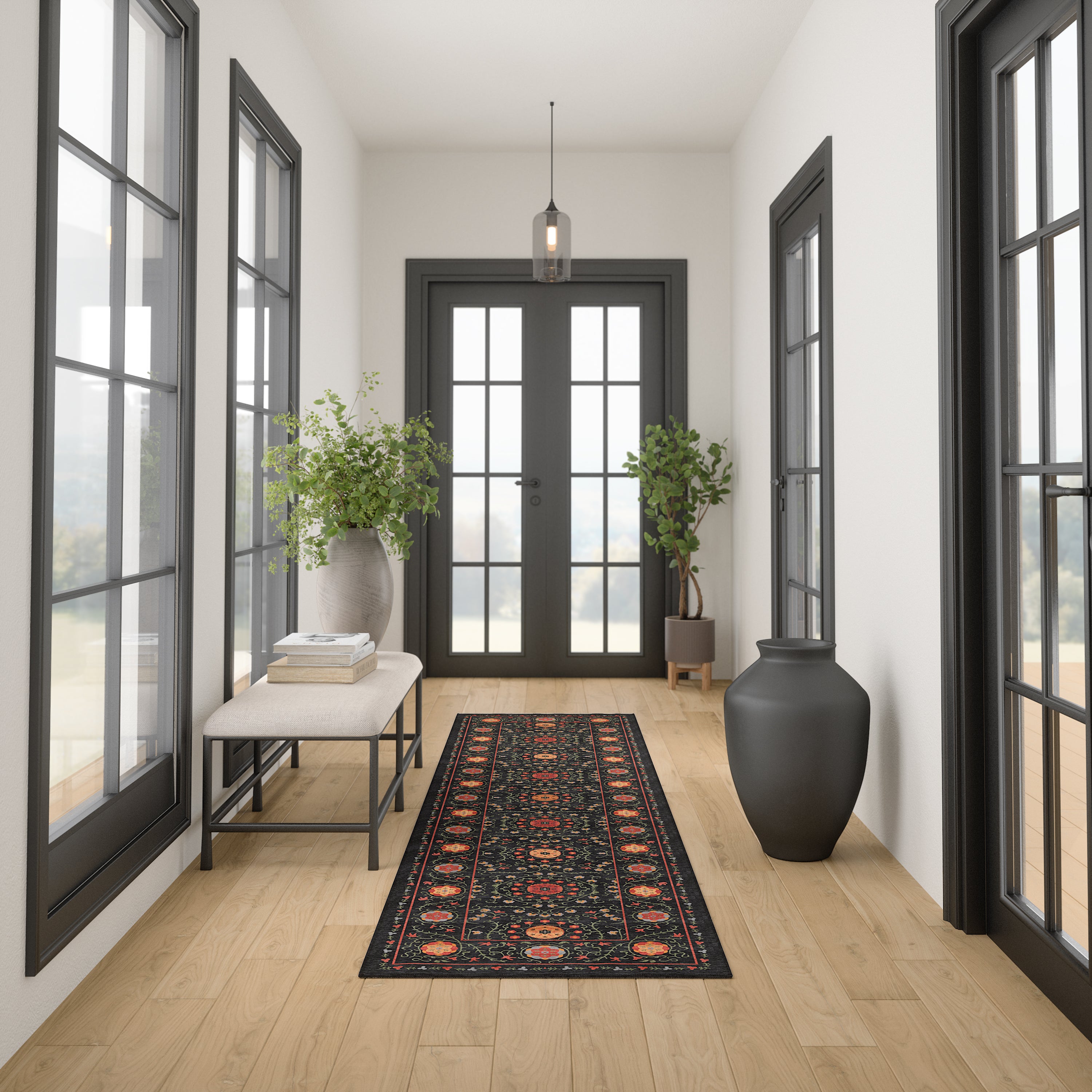 Rosalie Ornamental Medallion Rug