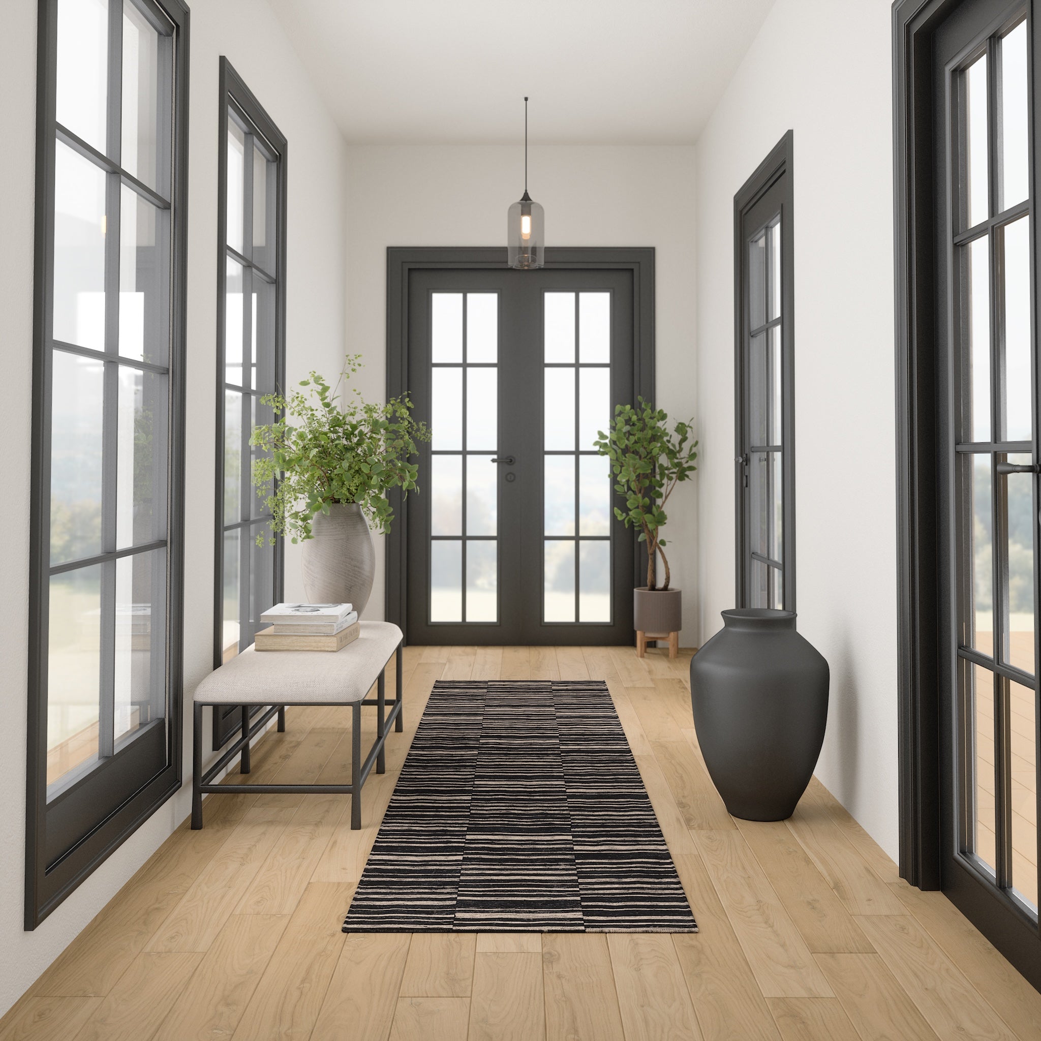 Remi Modern Striped Pattern Rug